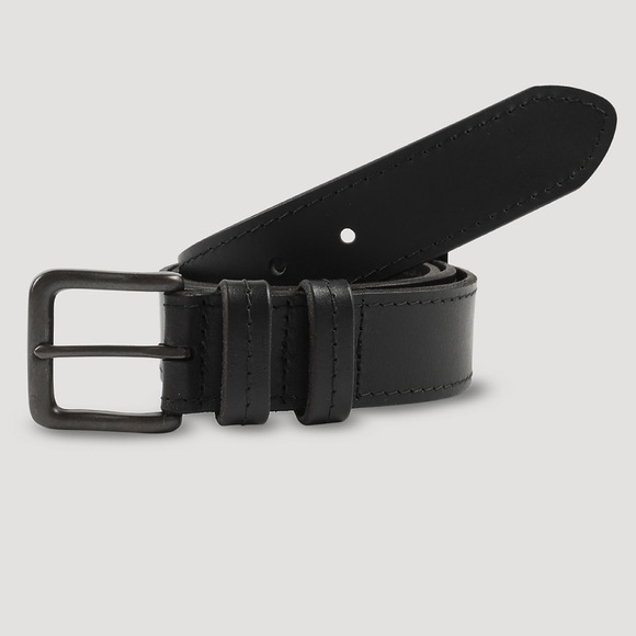 NWOT Men’s Wrangler, Pull-Up Stitch Belt In Black, Made in Guatemala - Picture 1 of 9